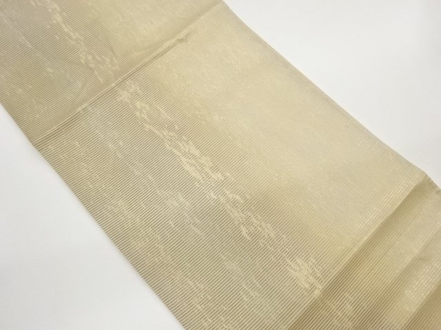 JAPANESE KIMONO / FUKURO OBI FOR SUMMER / WOVEN ABSTRACT STRIPE